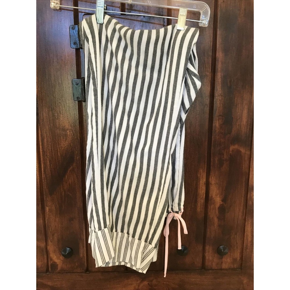 Victoria Secrets Sleep Bed Lounge Wear Womens Large Long Tie Pants